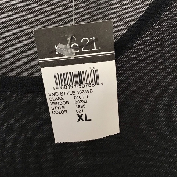 RUE21: midi length sleeveless tan black dress XL - Picture 9 of 10